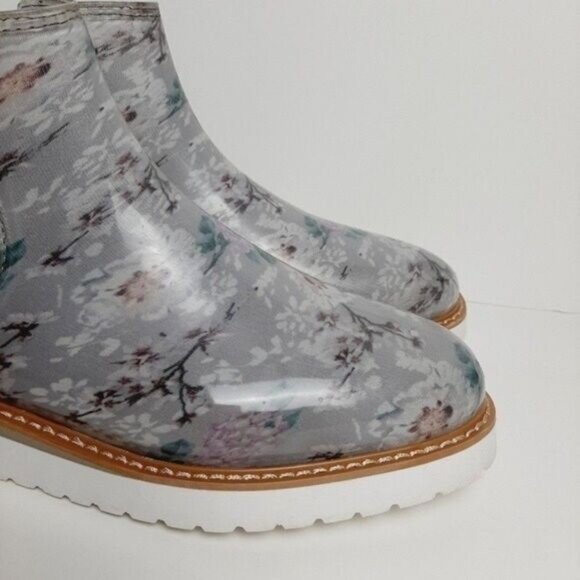 COUGAR Kensington Chelsea Rain Waterproof Boots Floral Sz 10 - Picture 4 of 14